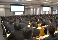 学内企業研究セミナー風景