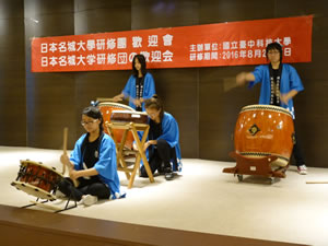 国立台中科技大学にて歓迎式 8月22日