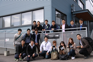 マキタ・フィンランド訪問後の集合写真